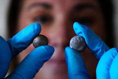 Archeologists find musket balls fired during 1 of the first battles in the Revolutionary War