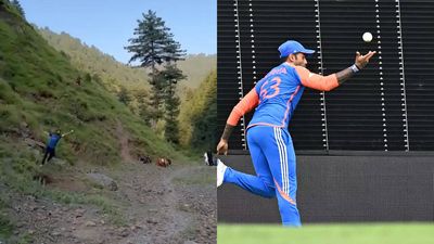 Suryakumar Yadav-like catch on a hill! Young Pakistani boy becomes viral sensation - WATCH