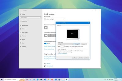 How to enable screen savers on Windows 10