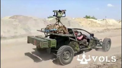 The Ukrainians Built This Sick Fast-Attack UTV, Has a Rocket Launcher