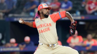 Guardians Closer Emmanuel Clase Had Such a Cool Custom Glove at MLB All-Star Game