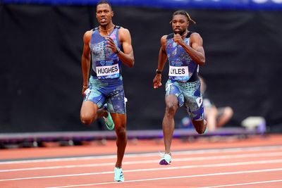 Zharnel Hughes aiming to do talking on track against outspoken rival Noah Lyles