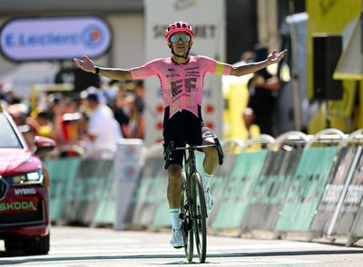 Tour de France: Richard Carapaz climbs to stage 17 solo victory as Pogačar fortifies lead