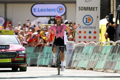 Richard Carapaz achieves Grand Tour treble with Tour de France stage 17 victory