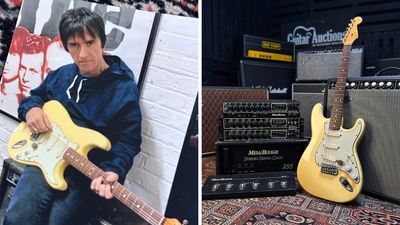 “In the Smiths, I used to take 14 guitars out on the road. In The The I’d just take two Strats”: The custom Fender Strat that helped launch Johnny Marr’s post-Smiths career is up for auction