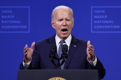 Biden says he would drop out of race if diagnosed with ‘medical condition’ as pressure from Democrats grows