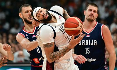 LeBron James, Anthony Davis highlights from USA-Serbia exhibition game