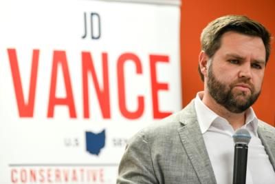 Sen. JD Vance Speaks At Republican National Convention In Milwaukee