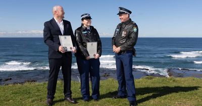 Civilian and cop commended for heroic efforts in high-risk situations