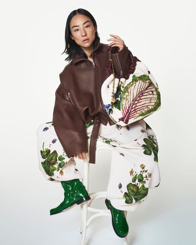 Actress and Brand Ambassador Greta Lee Appears in Loewe's Fall 2024 Advertising Campaign