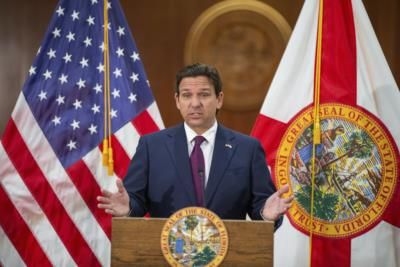 Florida Gov. Desantis Criticizes Biden's Presidency At RNC