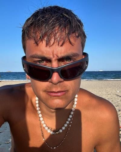 Paulo Dybala's Stylish Beach Selfie