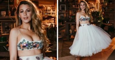 Blake Lively Stuns In Whimsical Fashion Promoting New Film