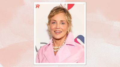 Sharon Stone just wore colourful eyeshadow in the most chic and understated way