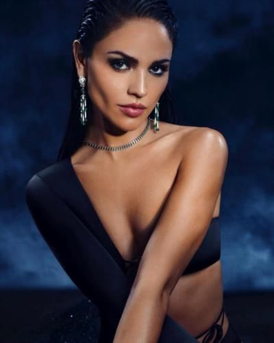 Eiza González Stuns In Chic Black Outfit By The Water