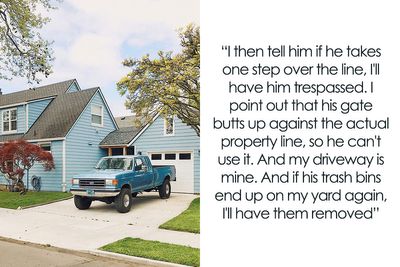Retired Army Man Threatens To Ruin Neighbor’s Driveway So His Wife Won’t Use It, Man Gets Revenge