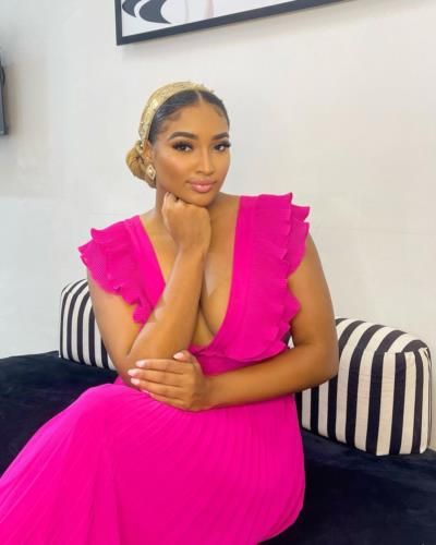 Nashaira Balentien Shines In Elegant Pink Outfit At Event