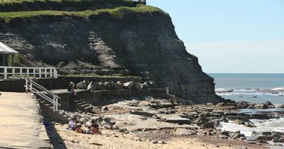Wave deflector wall and new ramp in tender for Bar Beach work