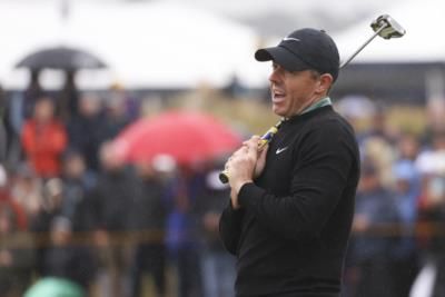 Mcilroy And Dechambeau Struggle In Challenging British Open Conditions