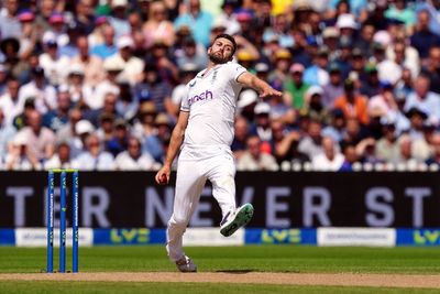 England’s Mark Wood clocks 97.1mph on day two against the West Indies