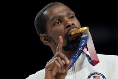Kevin Durant Returns To U.S. Olympic Basketball Team Practice
