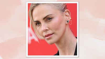 The clever blush placement Charlize Theron uses for a subtly lifted look