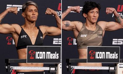 UFC on ESPN 60 video: Amanda Lemos, Virna Jandiroba make weight in Las Vegas