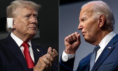 The Guardian view on an exultant Trump and ailing Biden: a week is a long time in US politics