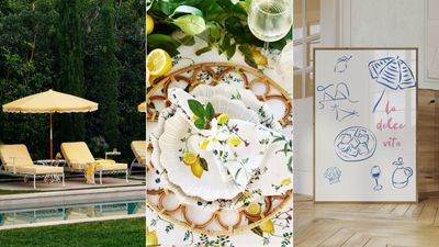 These sunshine-ready decor finds will bring Euro Summer vibes to your home – even if you're not going to the Amalfi Coast