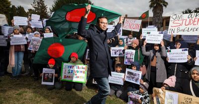 'We want democracy': Bangladeshi expats protest outside high commission