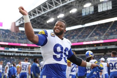 Aaron Donald is still receiving votes as a top NFL player for 2024 despite being retired