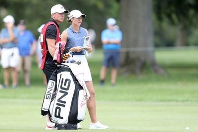 Linn Grant, with her brother on the bag, is in contention to repeat on LPGA at the Dana Open