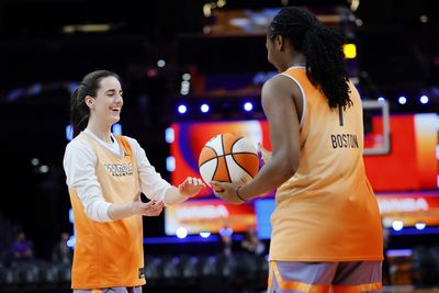 Aliyah Boston jokingly predicts Caitlin Clark will get a technical foul during the WNBA All-Star Game