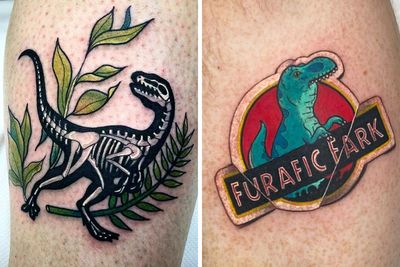 50 Times People Had A Cool Dinosaur Tattoo Idea And It Got Executed Perfectly (New Pics)