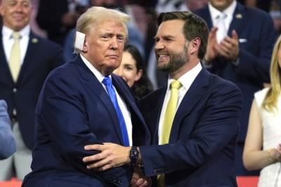 Trump Holds Rally In Michigan With VP Pick JD Vance