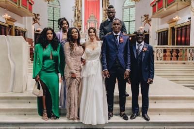 Mario Balotelli Shares Stunning Wedding Photo Of Enock Barwuah