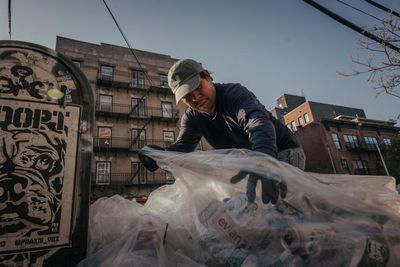 He ‘redeems’ the trash New Yorkers throw away, finding value – and opportunity – in waste