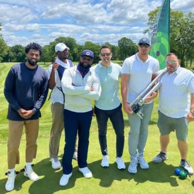 Rob Gronkowski's Enjoyable Golf Outing With Friends