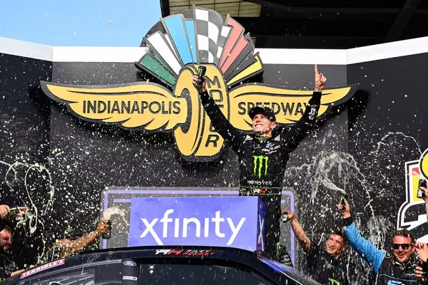 NASCAR Xfinity Indianapolis: Herbst wins with dramatic last-lap pass