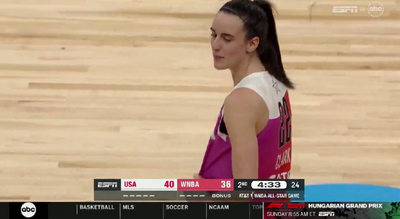 A mic’d-up Caitlin Clark made a very funny promise to one of her 2024 WNBA All-Star Game teammates