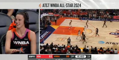 Caitlin Clark got very excited about possibly breaking a Sue Bird WNBA All-Star Game record for a hysterical reason