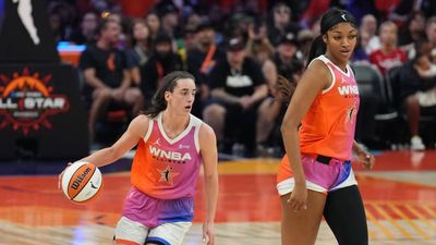 Caitlin Clark, Angel Reese Link Up for Basket, Dap During WNBA All-Star Win