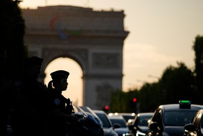 AP PHOTOS: Police and military secure the city ahead of the Olympic Games