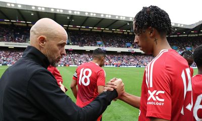 Erik ten Hag impressed by Leny Yoro’s ‘mature’ Manchester United debut