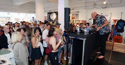 Legendary DJ pops into Glasgow record store for intimate gig