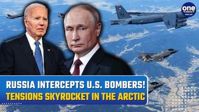 Putin's Russian air force intercepts US fighter jets over Arctic