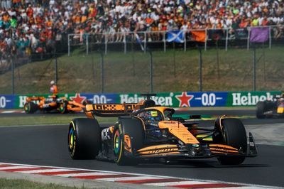 F1 Hungarian GP results: Piastri leads McLaren 1-2