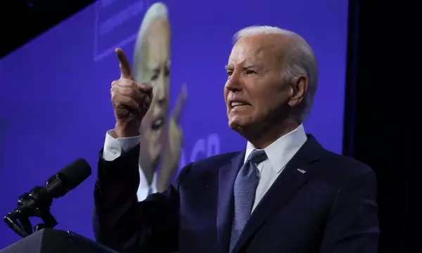 Joe Biden bows out of 2024 presidential race after weeks of turmoil – as it happened