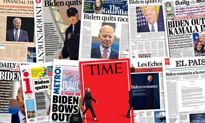 ‘Uncharted territory’: what the papers say after Joe Biden quits White House race