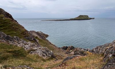 Country diary: Two of us face down the Atlantic drizzle